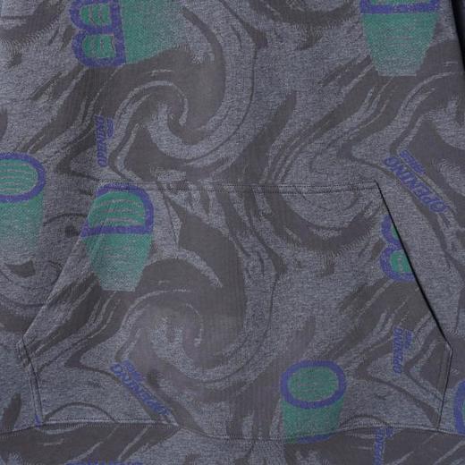 SDSA男士秋冬新款痞帅男装简约水波纹字母连帽卫衣百搭时尚上衣 商品图2