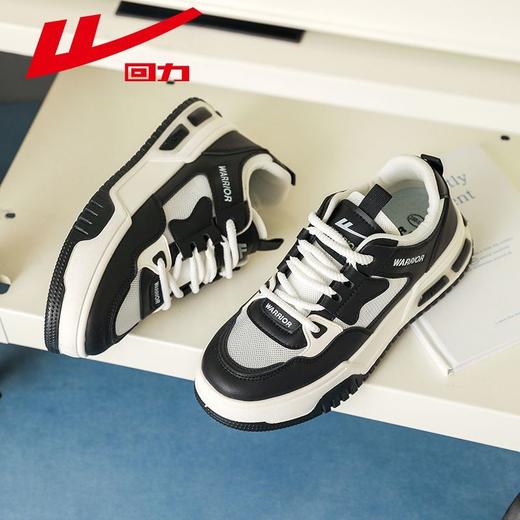 回力女鞋2025秋季透气高颜值运动休闲小白鞋女款经典百搭厚底板鞋 商品图7