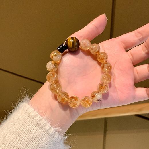 ARSIS｜晶石系列 纳财守护·黄塔晶串珠手链 商品图3