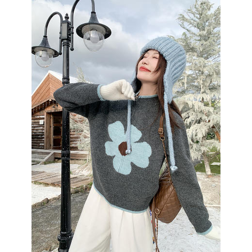 <曾小咸推荐>现货秒杀！微信超特价！灰色立领拉链毛衣外套 日常199.99 立减100 秒杀99.99！ 商品图2