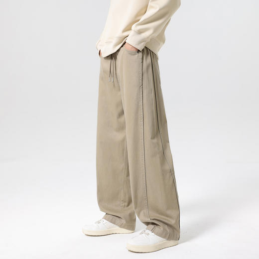 【莱赛尔】男士休闲裤25秋款柔软亲肤直筒裤潮流百搭青少年长裤K&C 商品图6