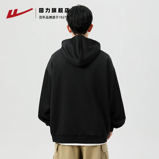 回力连帽卫衣男款秋季2025新款美式oversize休闲百搭男士重磅外套 商品图3