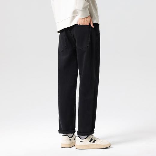 【YKK拉链】男士牛仔裤25秋款纯色时尚百搭校园通勤直筒裤男K&C 商品图4