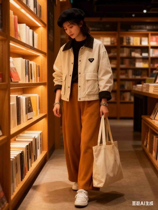 工装羽绒服 加绒卫裤  真皮板鞋 商品图1