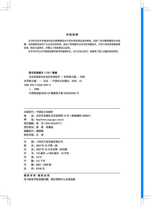 无功设备投切过电压治理技术 商品图3