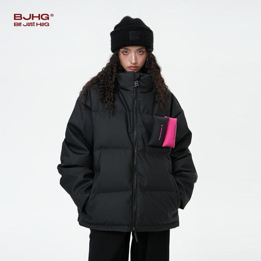 BJHG不计后果羽绒服男女款冬季新款潮可拆卸贴贴加厚美式情侣外套 商品图2