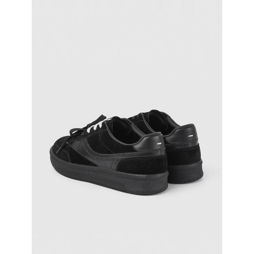 GXG通勤男鞋时尚百搭德训鞋拼接反绒皮休闲鞋复古运动潮鞋 商品图2