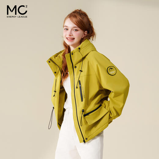 mc2 能量联盟女装连帽收腰加摇粒绒款外套-9907F5241016 商品图2