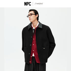 NPC（服饰）翻领休闲棉服加厚夹克百搭休闲外套男冬季NP58PJ45