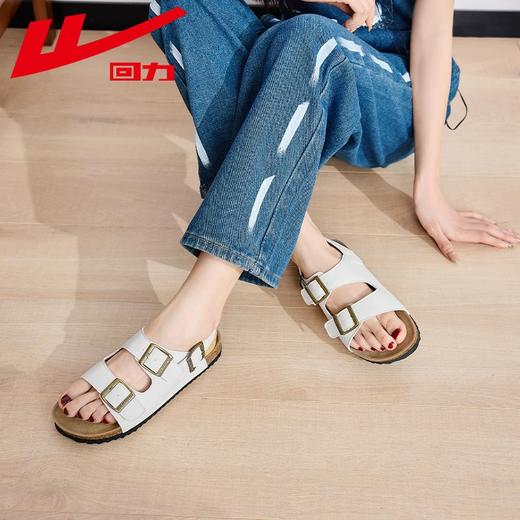 回力勃肯凉鞋女外穿夏季新款百搭凉拖鞋舒适沙滩鞋复古文艺女鞋子 商品图5