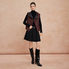 QH915斯尔丽25新款双面格子宽松外套+带帽马甲多穿法两件套 商品缩略图3