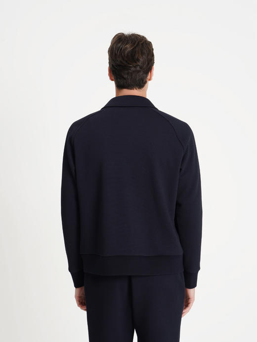 callisto藏青羊毛混纺外套 商品图4