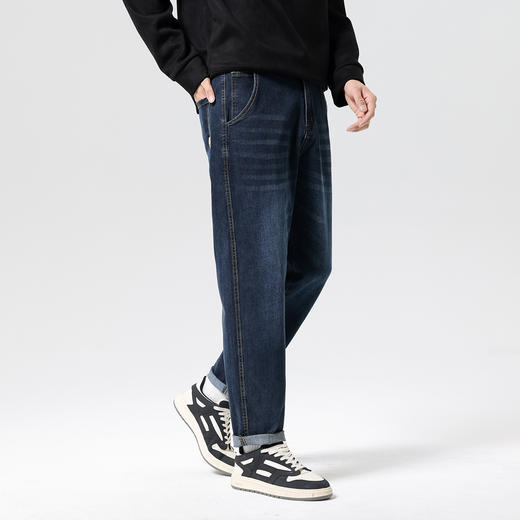【锥形裤】垂顺有型男士牛仔裤2025秋款日常百搭休闲长裤男K&C 商品图4