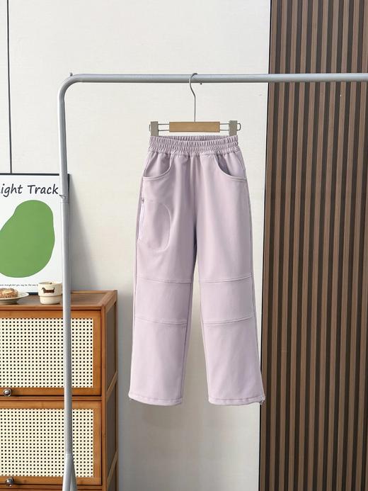 中大童  秋冬新款直筒裤休闲宽松裤脚可调节加绒百搭长裤 商品图10