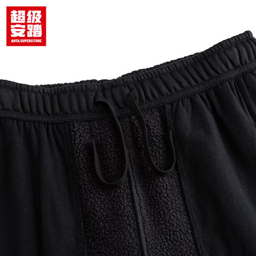 超级安踏加绒运动裤男裤秋冬针织保暖螺纹束脚卫裤长裤子男152548303U 商品图4