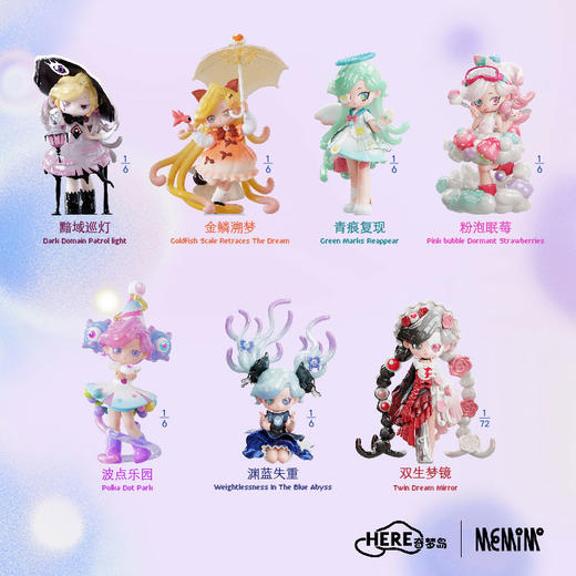Memimo不对劲梦境可爱系列盲盒-纪念日百货门店同款167748301 商品图3