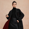 QH919斯尔丽25新款双面双色正反两穿双排通勤优雅气质简约长外套 商品缩略图2