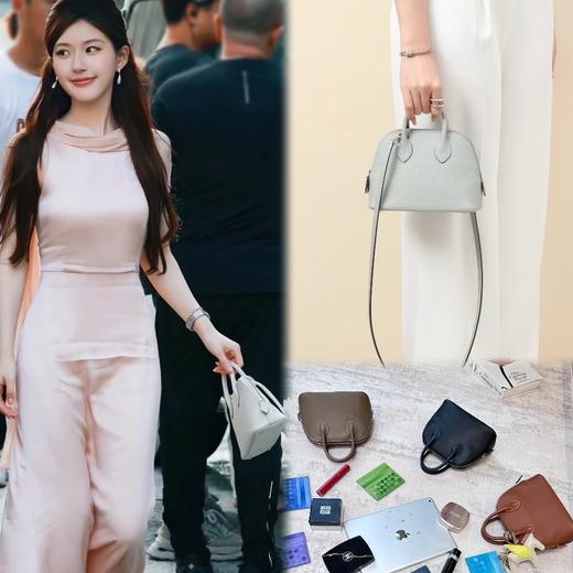 许我耀眼✨ 赵露思同款真皮贝壳包｜甜系穿搭的精致小心机❕长期主义必入，随手拎出来都能搭的百搭神器👜 商品图0