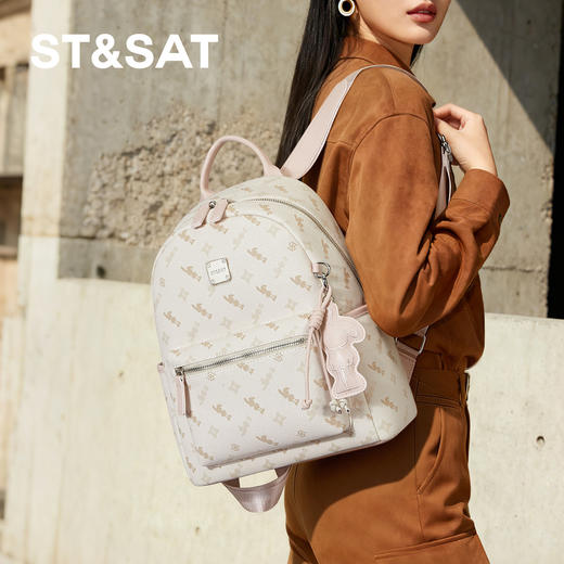 星期六休闲时尚通勤大容量双肩包SSD521A0HA 商品图4