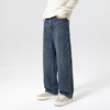 复古直筒牛仔裤男2025秋款宽松经典水洗日常通勤青少年长裤男K&C 商品缩略图4