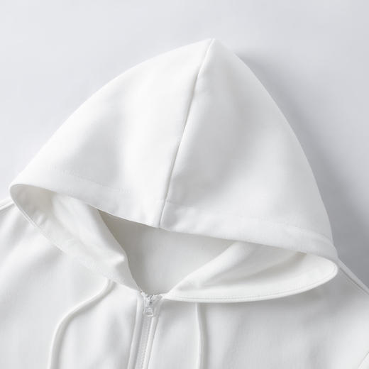 gxg.jeans男装 开衫连帽卫衣25秋款舒适简约百搭校园通勤青少年打底衫外套男K&C 商品图5