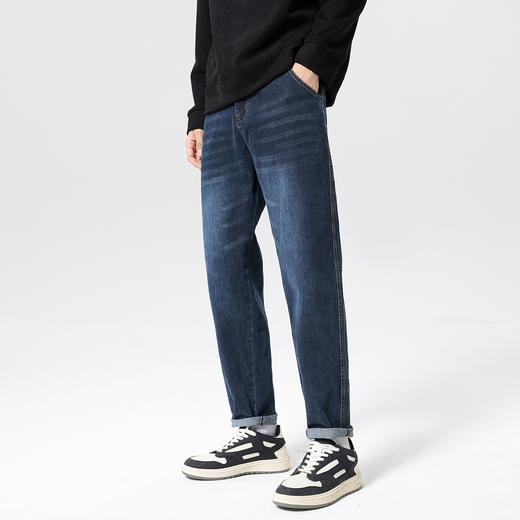 【锥形裤】垂顺有型男士牛仔裤2025秋款日常百搭休闲长裤男K&C 商品图6