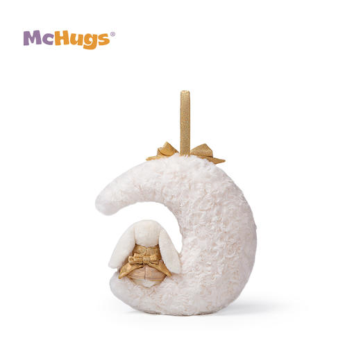 MChugs 圣诞来瑞特兔 月亮挂饰毛绒娃娃摆件生日礼物公仔 商品图3