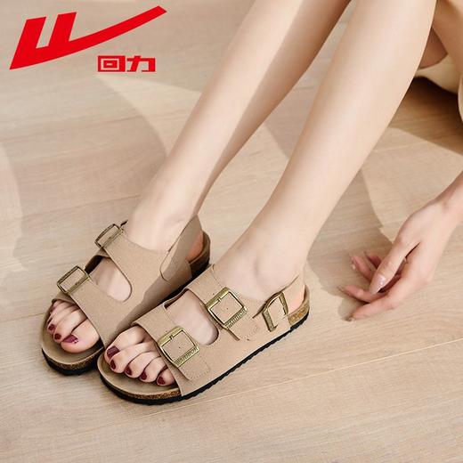 回力勃肯凉鞋女外穿夏季新款百搭凉拖鞋舒适沙滩鞋复古文艺女鞋子 商品图6