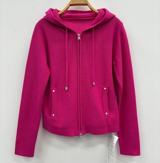 NC连帽抽绳净色毛织开衫50627（红）秋季253012350321 商品图1