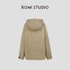 ROMI STUDIO “棕标甄选” 高克重白鸭绒可调节连帽羽绒服 24AWW047 商品缩略图1