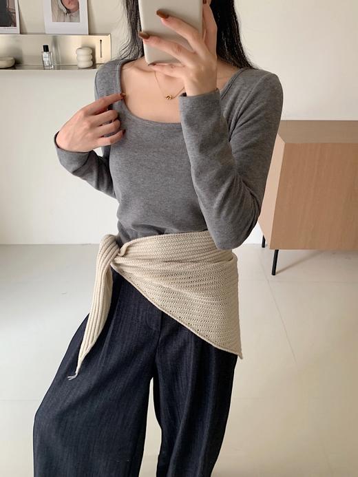 <曾小咸推荐> 带胸垫磨毛云暖肌底衣 日常109/件 活动价89/件 商品图5