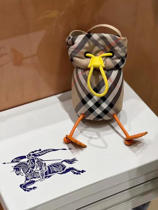 代工厂BUR水鸟设计格纹尼龙包防水水桶包 商品图7