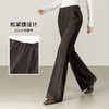 【内购】【超模腿五好裤】通勤松紧腰侧边拉链显瘦显高微弹毛呢微喇裤长裤-154K80271 商品缩略图2
