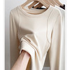【买1送1，正肩修身鱼骨磨毛打底衫】拉毛工艺，轻、薄、软、暖，一件过冬 ✅正肩版型，修身鱼骨，上身超显瘦 商品缩略图8