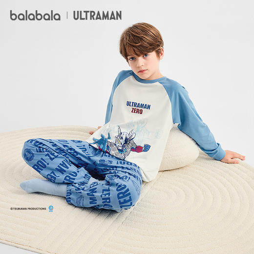【奥特曼IP商场同款】巴拉巴拉儿童睡衣套装秋新品男童家居服抗菌 商品图2