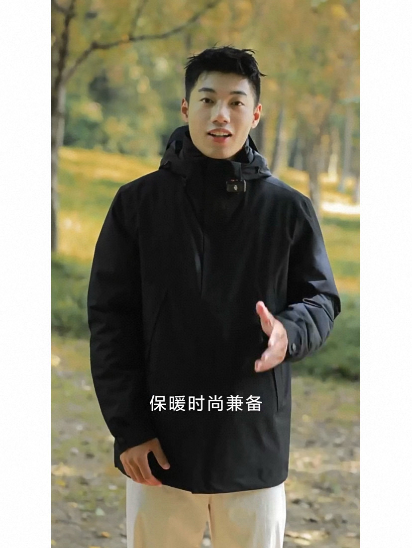 1118-4 抗风保暖 轻盈透汽 AG男士爆款 机能软壳sorona棉服 冲锋外套 176/146穿L