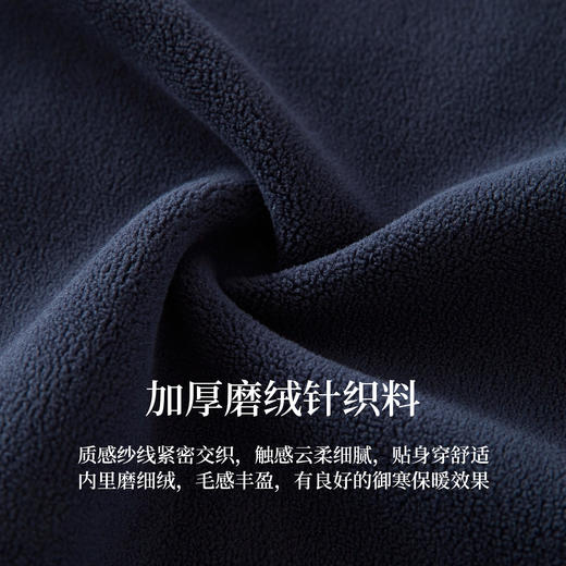 【11/19新品】熙世界松弛感刺绣加绒卫衣短外套女2025秋冬新款休闲宽松连帽开衫 商品图2