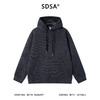 SDSA男士秋冬新款痞帅男装休闲简约提花抽绳连帽卫衣舒适套头上衣 商品缩略图0