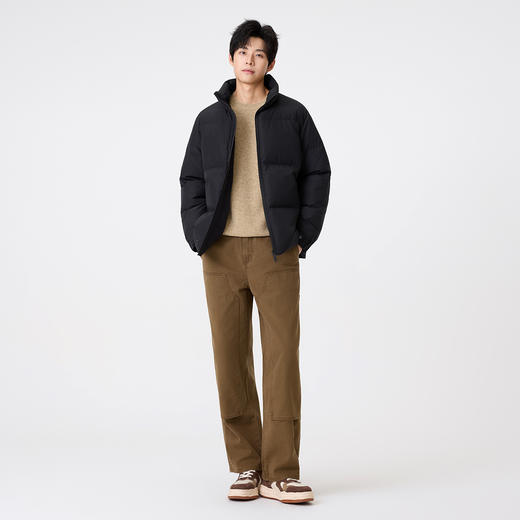 gxg.jeans男装 男士面包服25冬款日常通勤百搭保暖锁温纯色青少年羽绒服外套K&C 商品图2