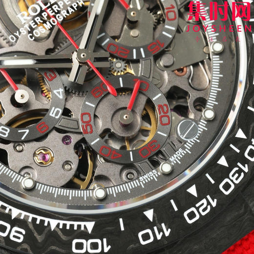 超轻 超轻 超轻！夜光神器！劳力士 Diw迪通拿碳纤维系列 改装迪通拿镂空款 高端改装4130机 男士腕表 镂空碳纤维迪通拿（超级夜光壳定制版） 商品图3