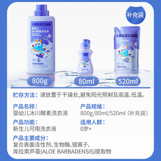 【婴幼儿冰川酵素洗衣液】新生儿专用内衣皂液无荧光增白 商品图6