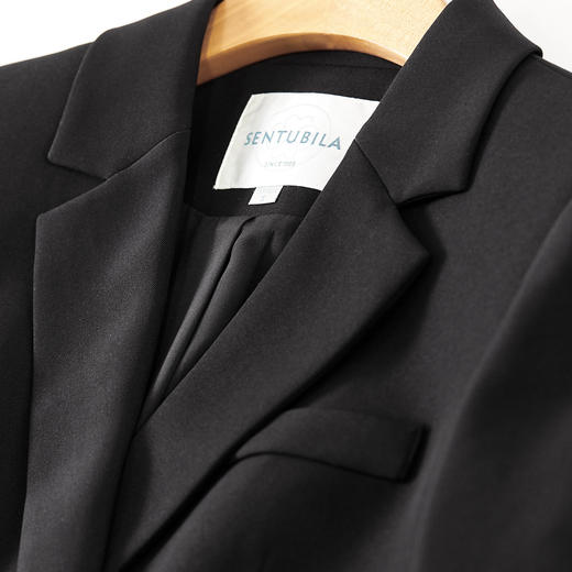 【内购】气质通勤职场OL风干练优雅复古轻职场懒人两件套西装裤套装-153ZE3609X 商品图8