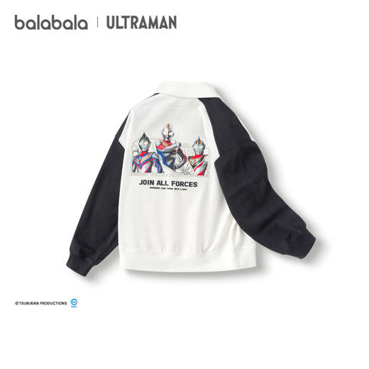 【奥特曼IP】巴拉巴拉男童长袖t恤秋装款POLO衫撞色时尚舒适潮酷 商品图2