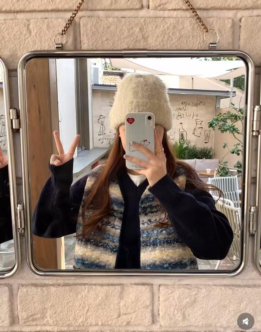 费尔岛Vintage毛茸茸复古氛围感百搭马甲 商品图7