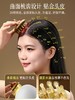 天然绿檀指环圆盘28齿按摩梳羊角头皮头疗养生全身疏通檀木经络梳 商品缩略图3