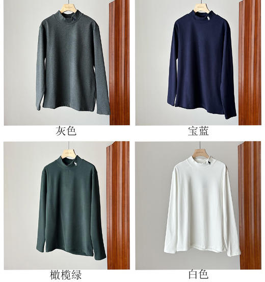 双面温暖RL半高领自发热打底衫11.18 商品图1