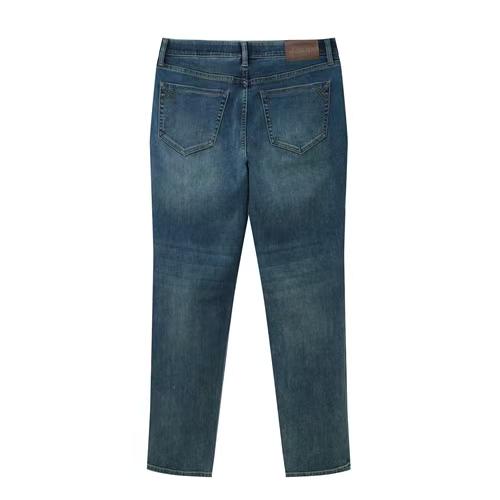 佐丹奴男装25年新款180度腰头抓绒牛仔裤01115607 商品图7