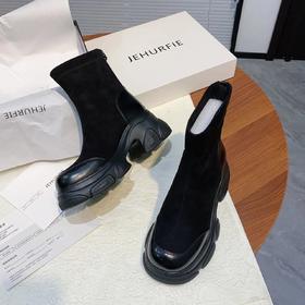 JEHURFIE瘦瘦靴来了 纪华菲⁣秋冬买的靴子！‭显瘦！‪显腿长！⁢搭配大衣、裙子、‪短外套、长风衣全部都很好看！！AB23688