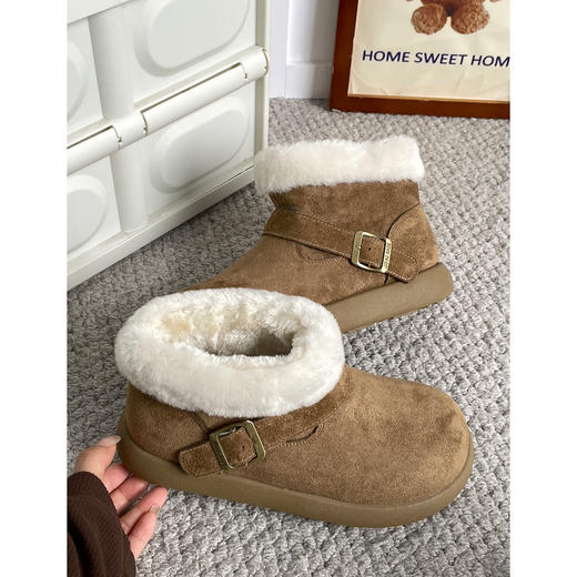 【YW】无忧购高筒加绒保暖舒适雪地靴MIS-6057（截单后3-5天发货） 商品图2