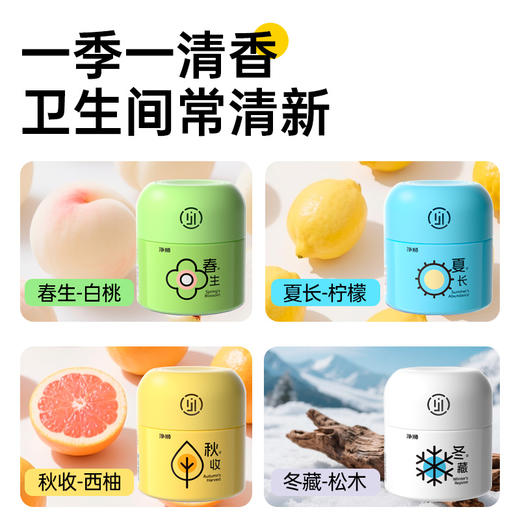 净狮马桶洁厕魔瓶，除垢除臭，放水箱马桶自动洁厕剂，4种香型 商品图4